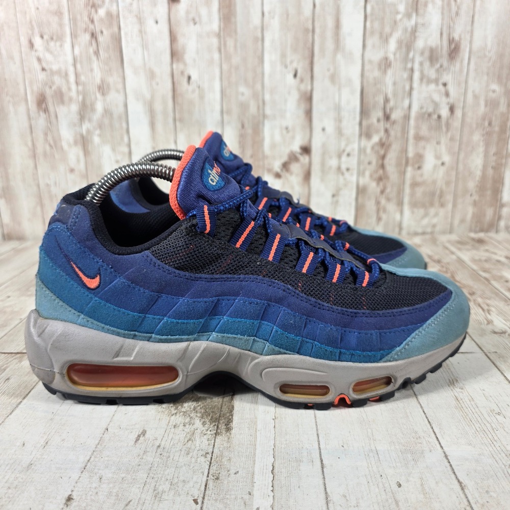 Nike Air Max 95 Midnight Navy Blue Lagoon Crimson 609048-406 Mens 7.5